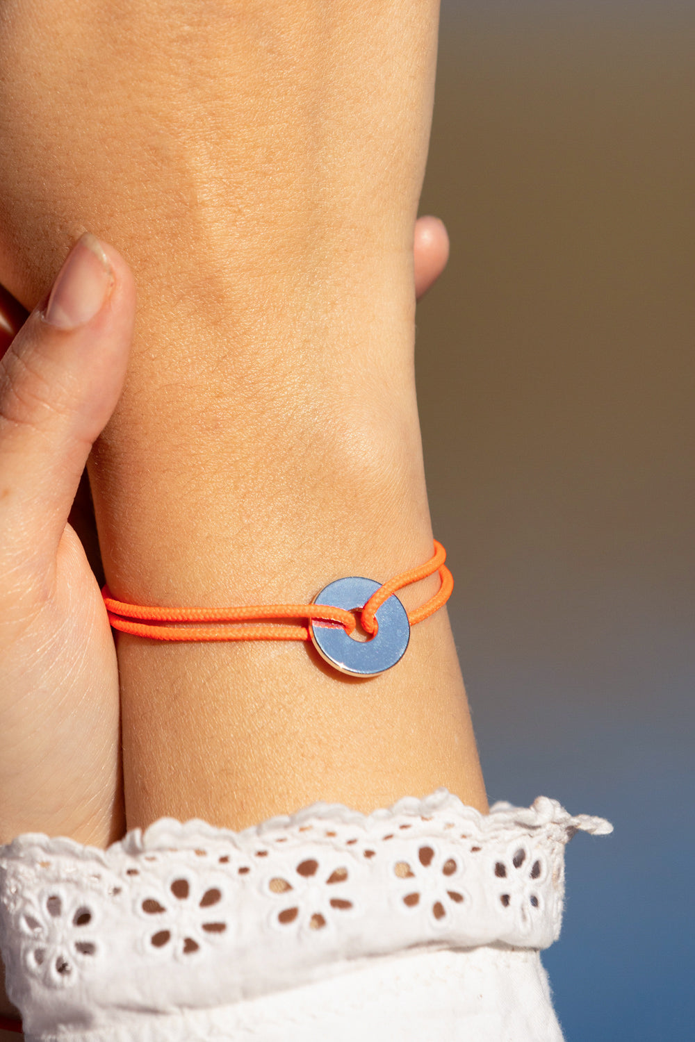 Bracelet Risée - Orange Fluo