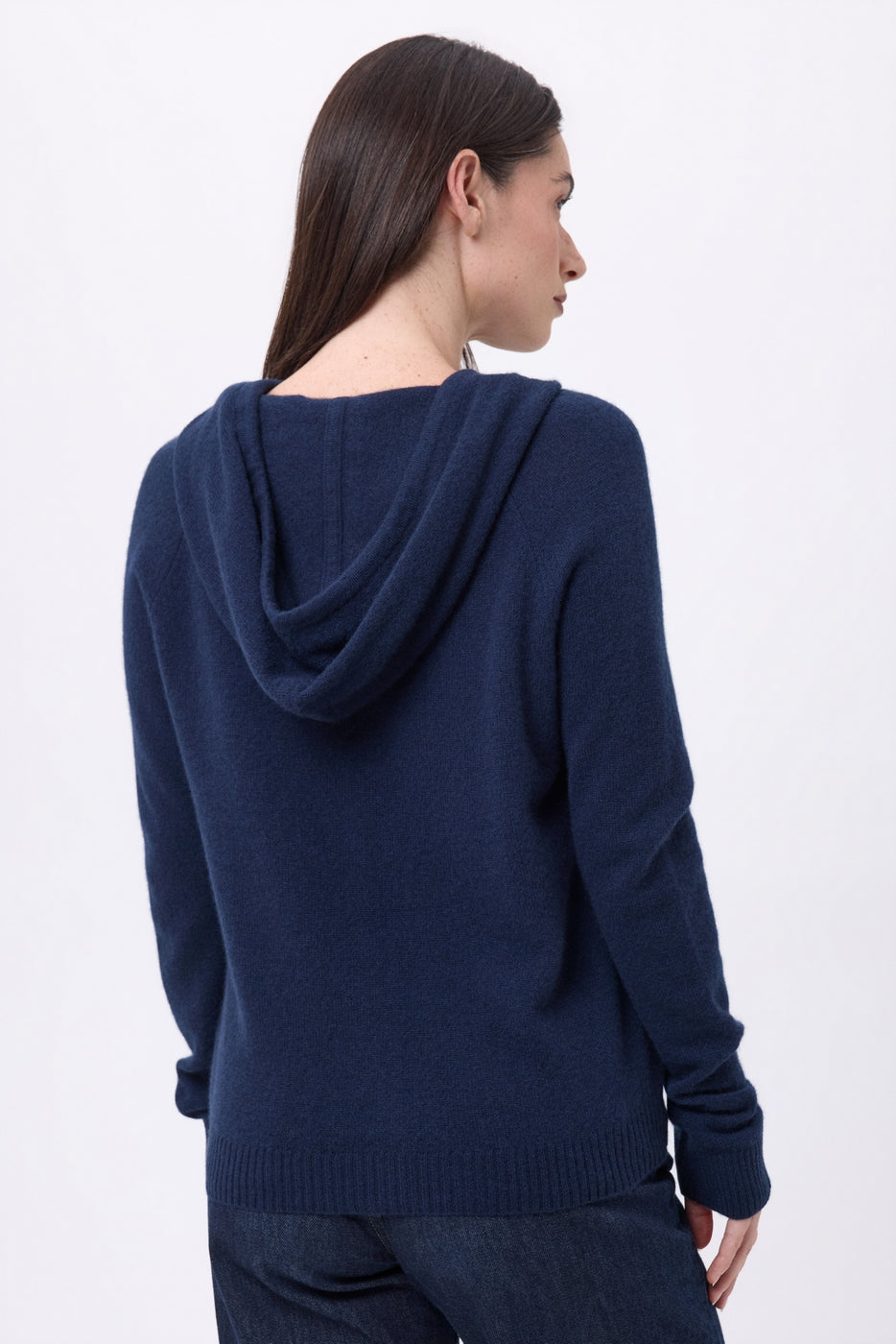 Pull Zippé Brodé Riviera - Bleu Marine - Femme