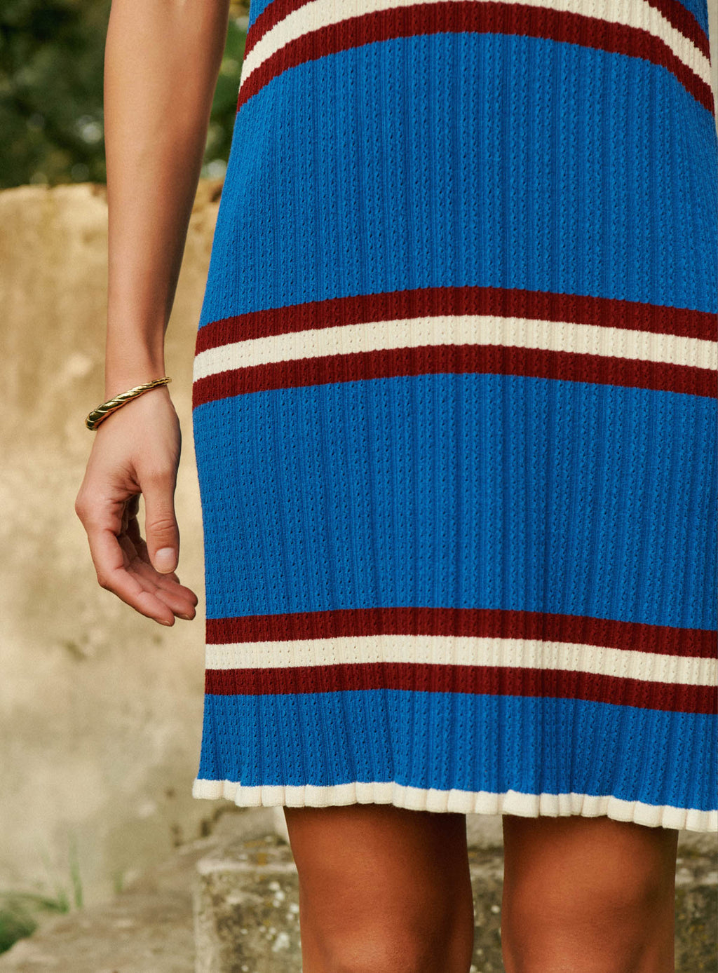 Vestido de punto Rida - Azul