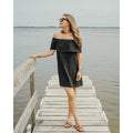 Robe Bardot - Lin Noir