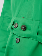 Vestido Kurtis en tejido técnico suave verde Kelly