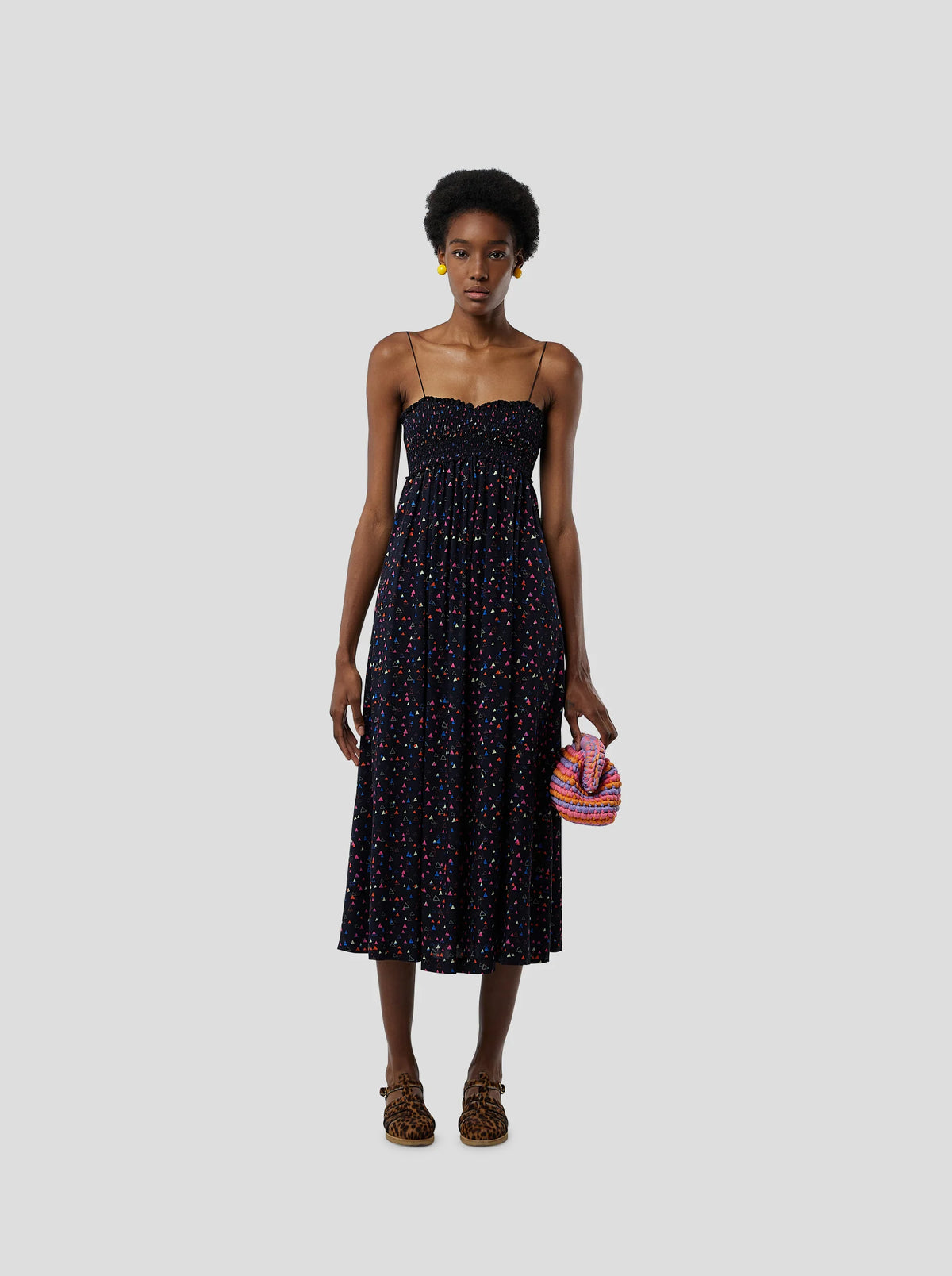 Kleid Tamara In Black Zodiac Print