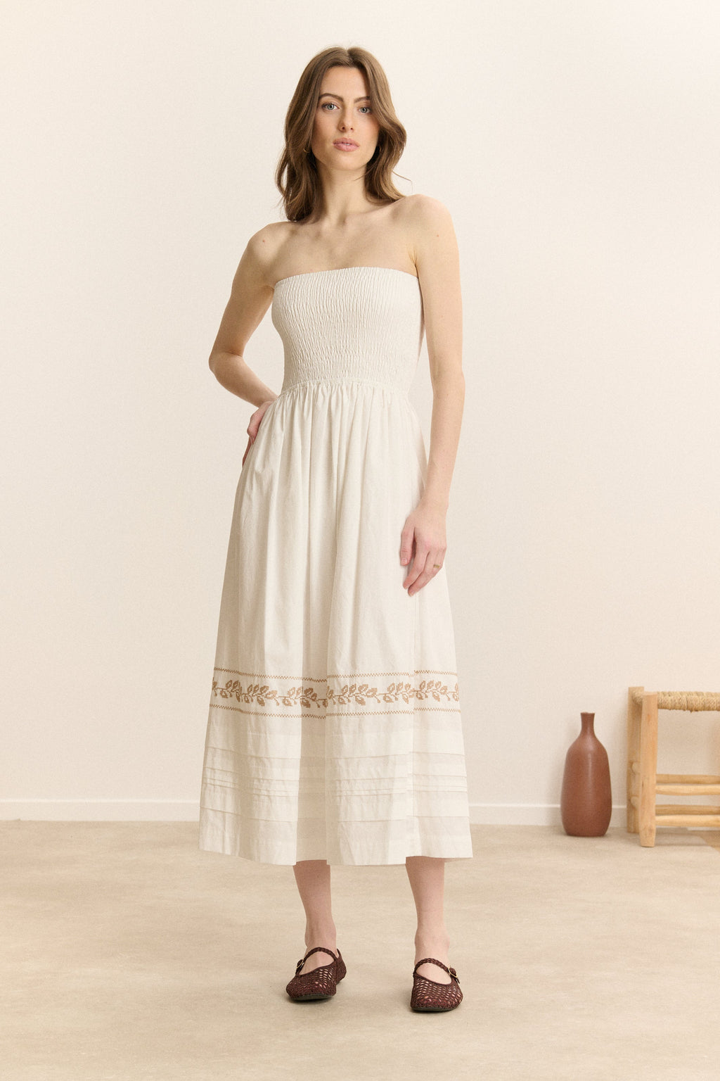 Robe Vanille - Ecru