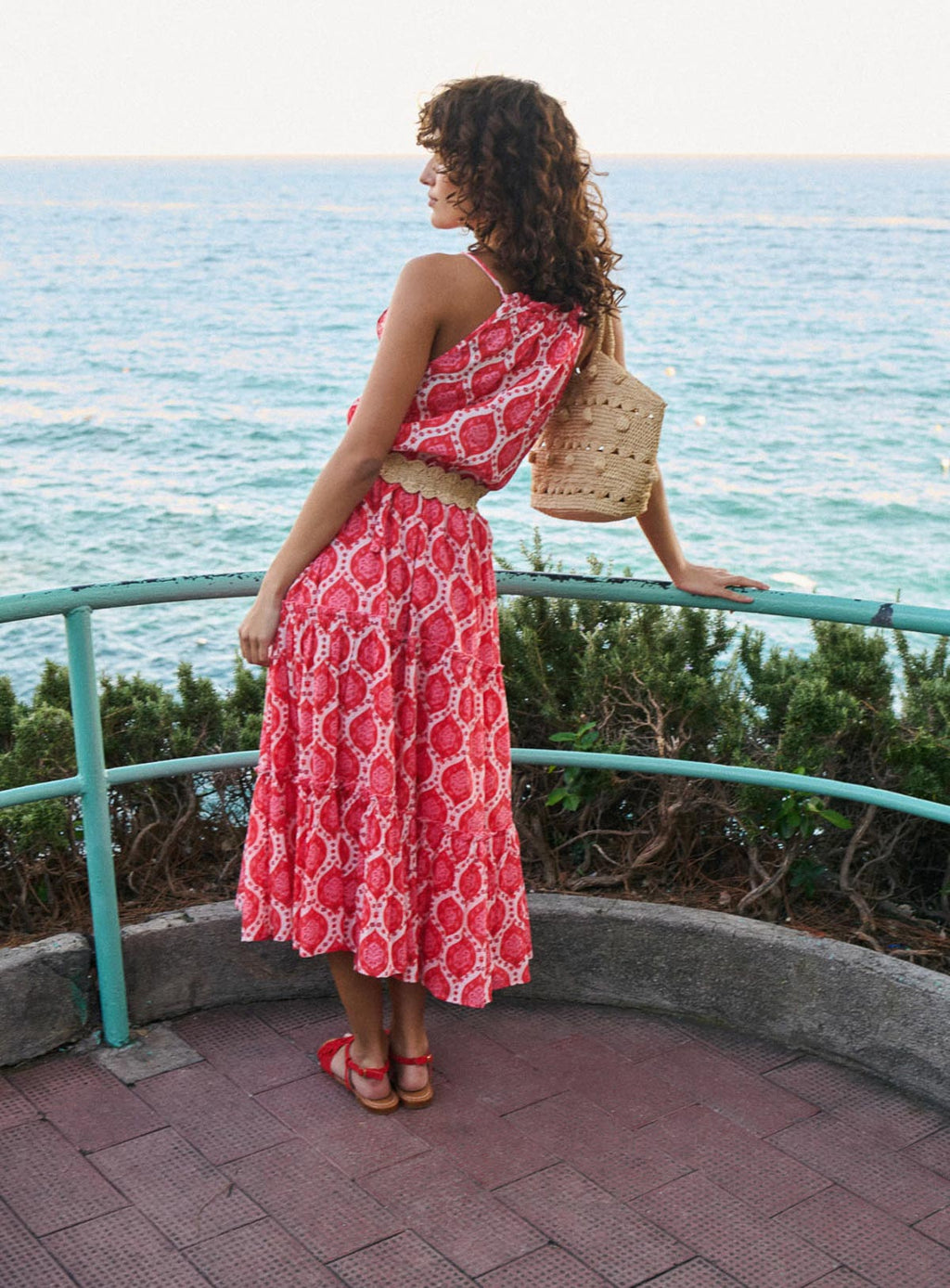 Vestido Ritu - Fresa