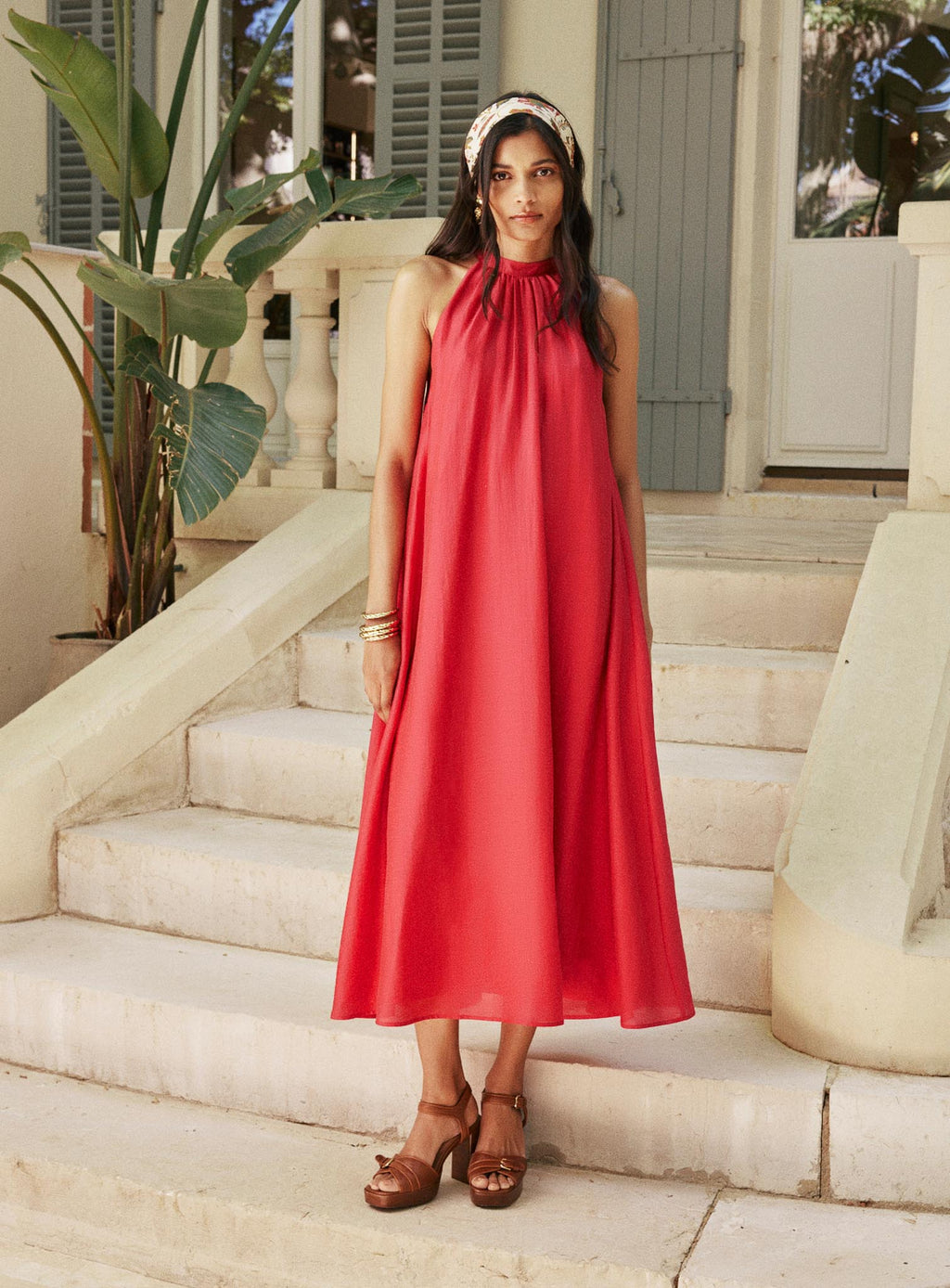 Vestido Riyu - Fucsia