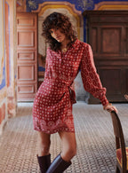 Vestido Romance - Burdeos