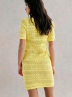 ROSALYNN SHORT KNITTED DRESS PETITE MENDIGOTE