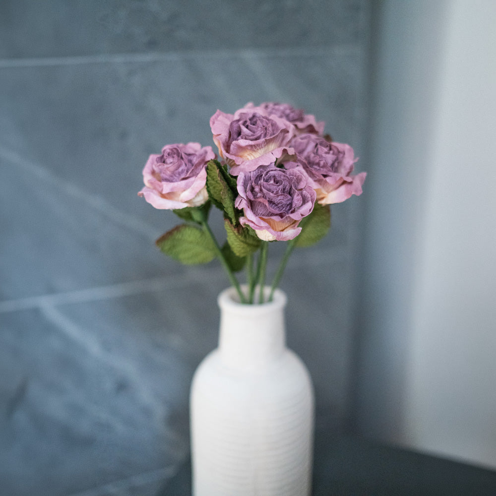 Rose Lady En Papier Violet