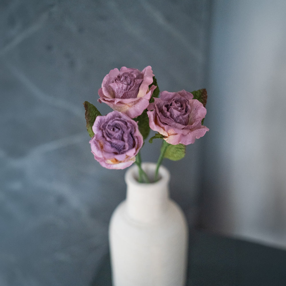 Rose Lady En Papier Violet