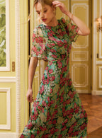 Robe Longue Rubis Ceremonie - Multico