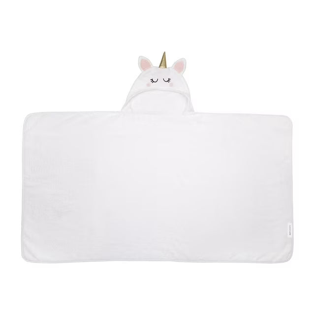 Toalla de baño con capucha para niños Unicornio