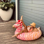 Boya de piscina de lujo Zebra