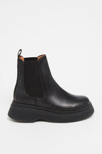 Ganni - Botte Chelsea Creepers - Black