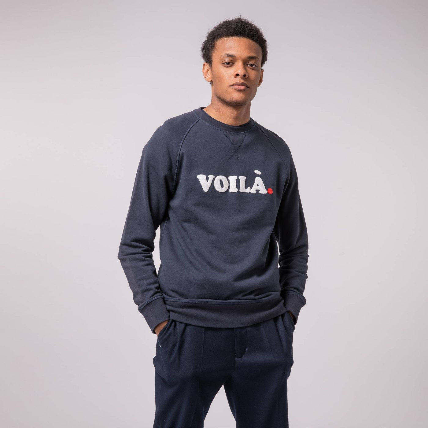 Faguo - Sudadera Darney - Azul Marino - Hombre