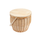 Panier Isotherme Rond Pour Pique-nique - Indigo
