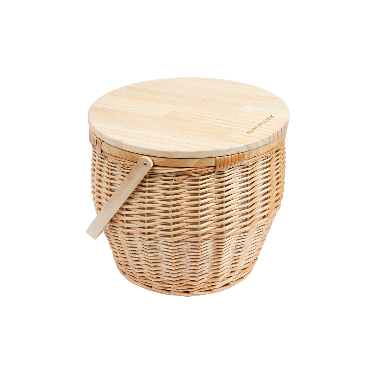 Panier Isotherme Rond Pour Pique-nique - Indigo