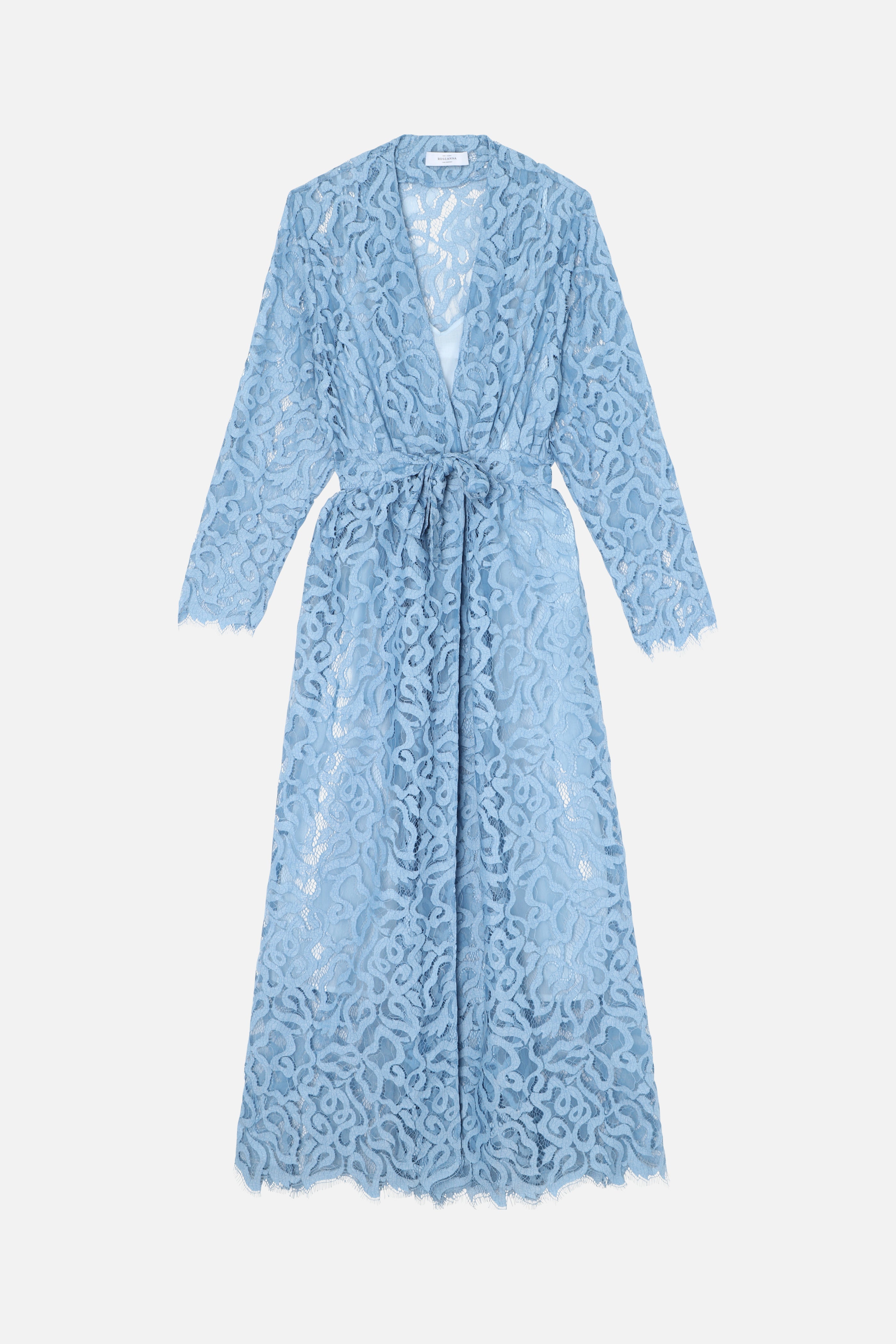 Vestido Largo Cats Arabesque - Denim