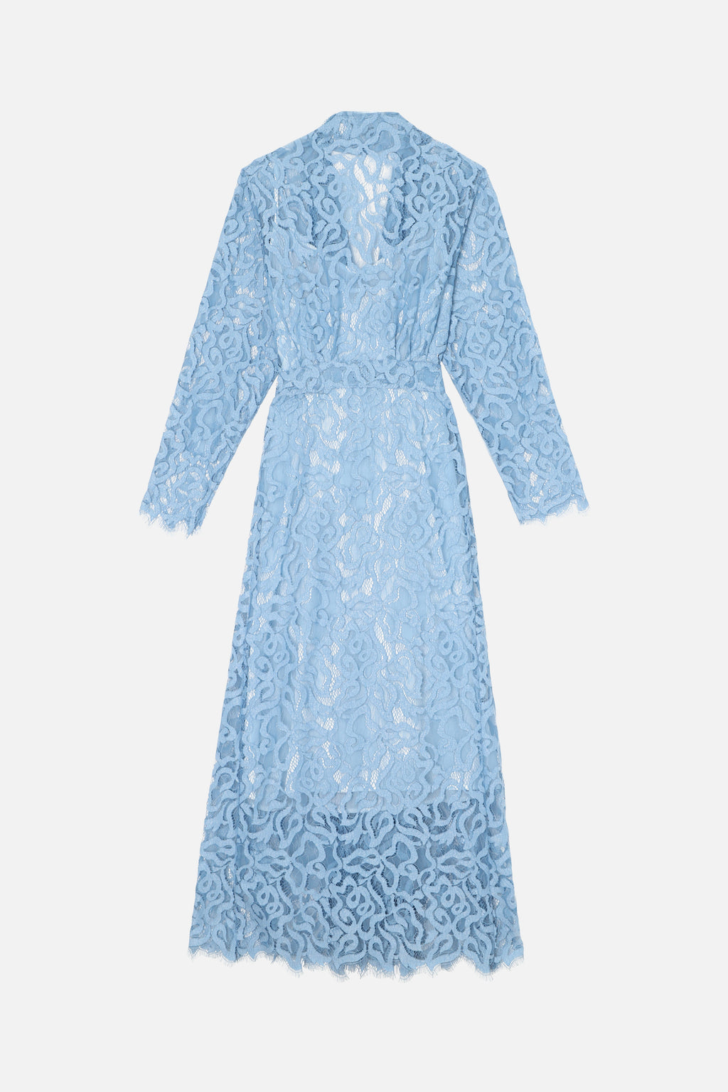 Vestido Largo Cats Arabesque - Denim