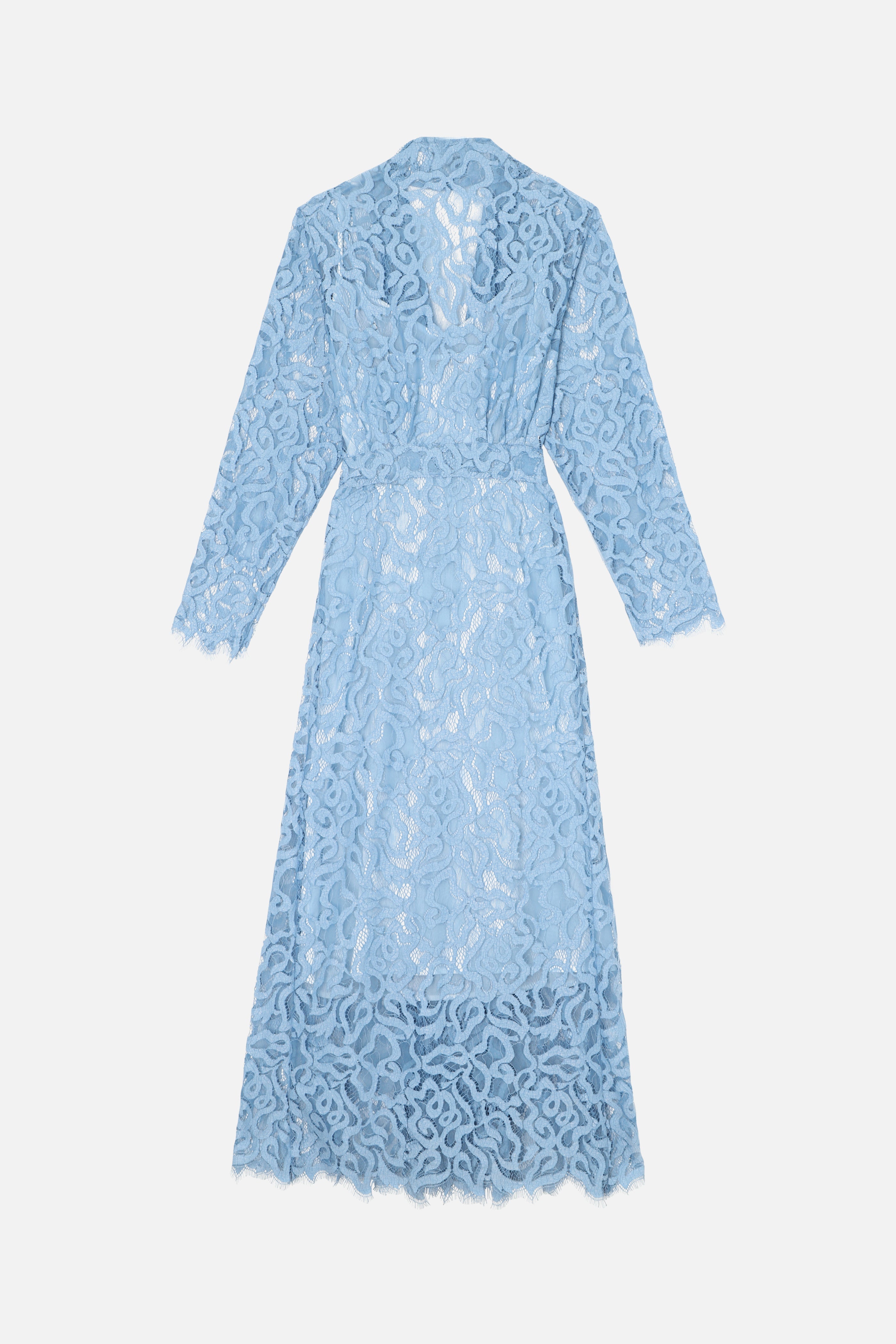 Vestido Largo Cats Arabesque - Denim