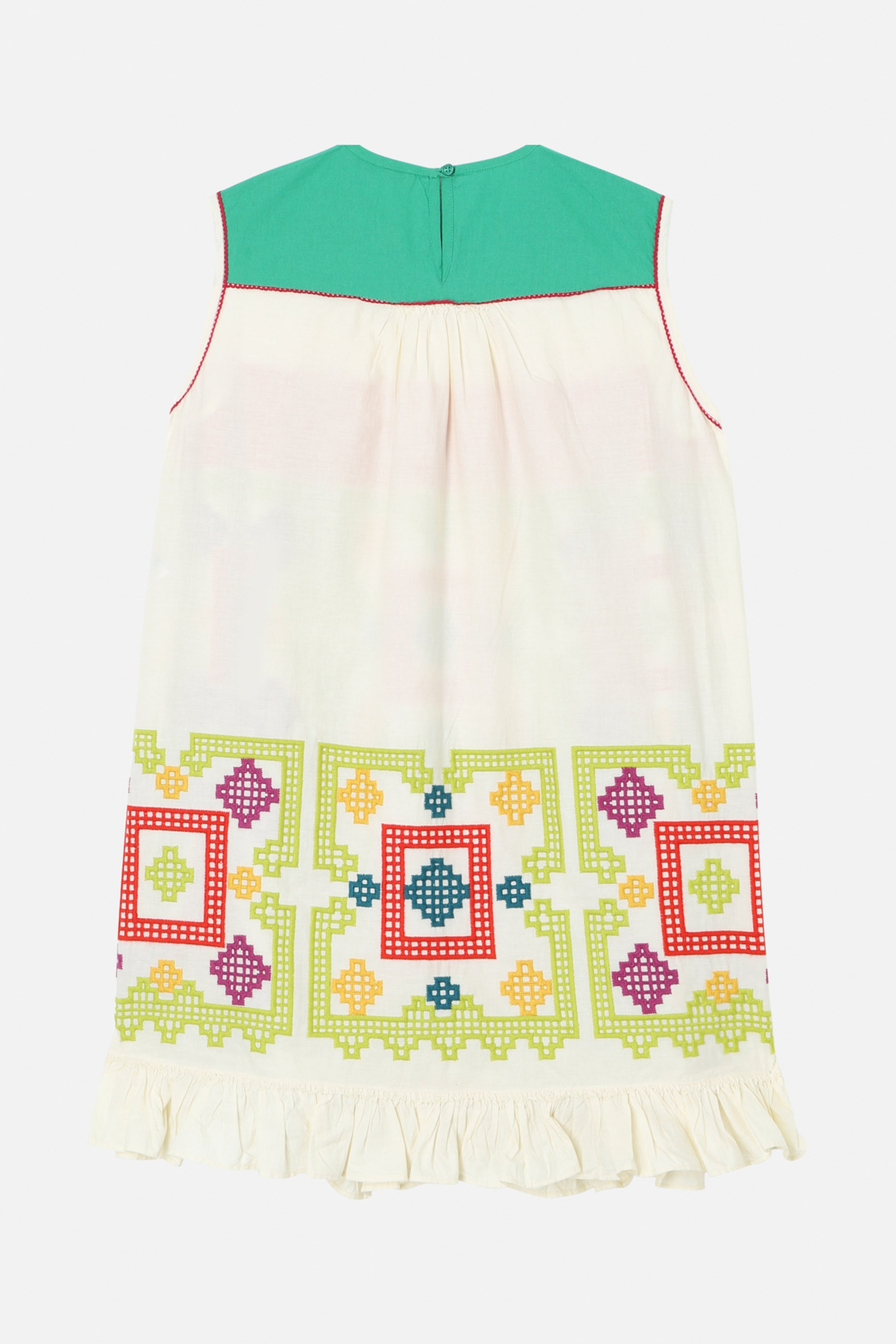 Raf Balkans Dress - Ecru