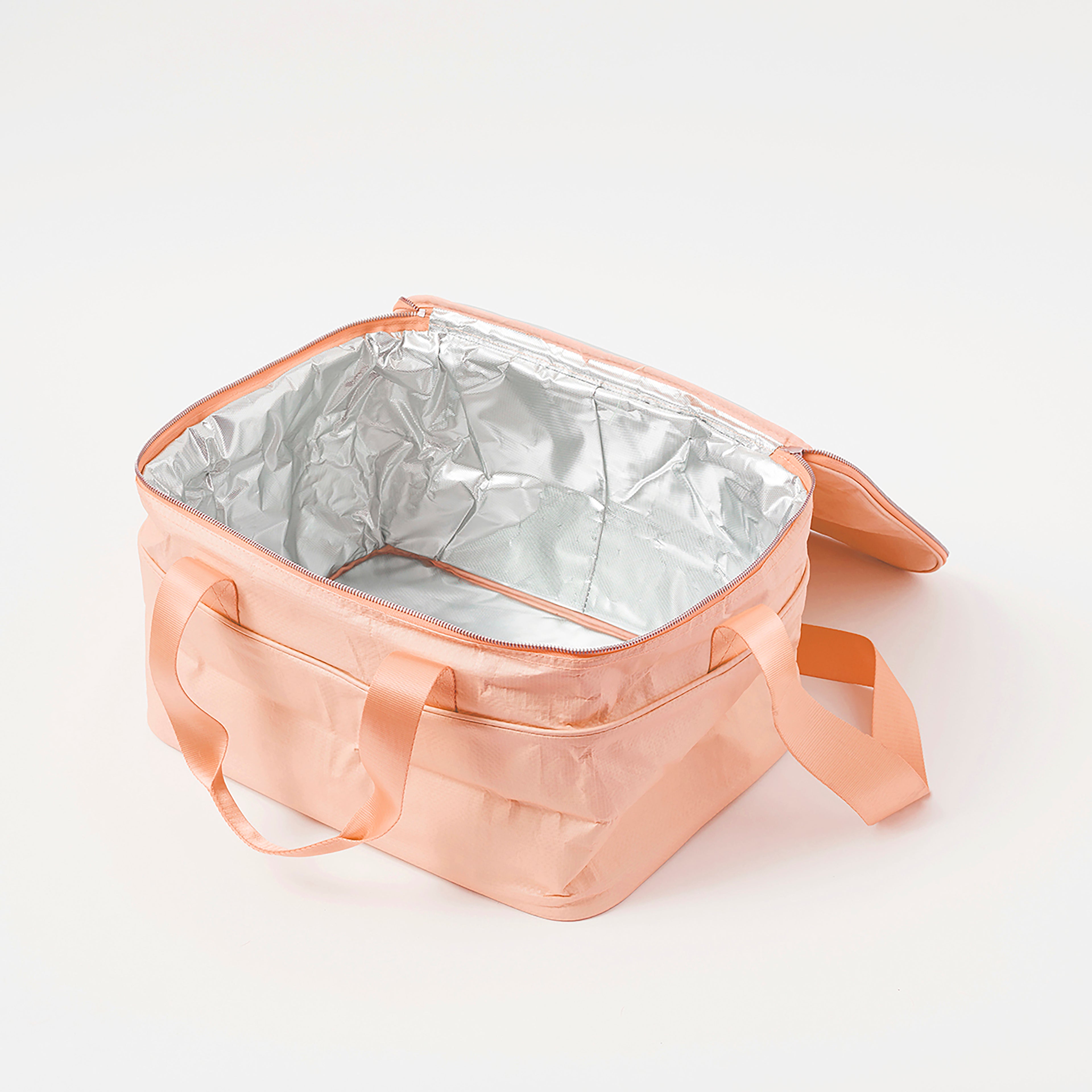 Bolsa aislante grande de coral blando