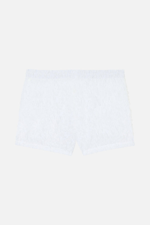 Short Clash Plumette - Blanc
