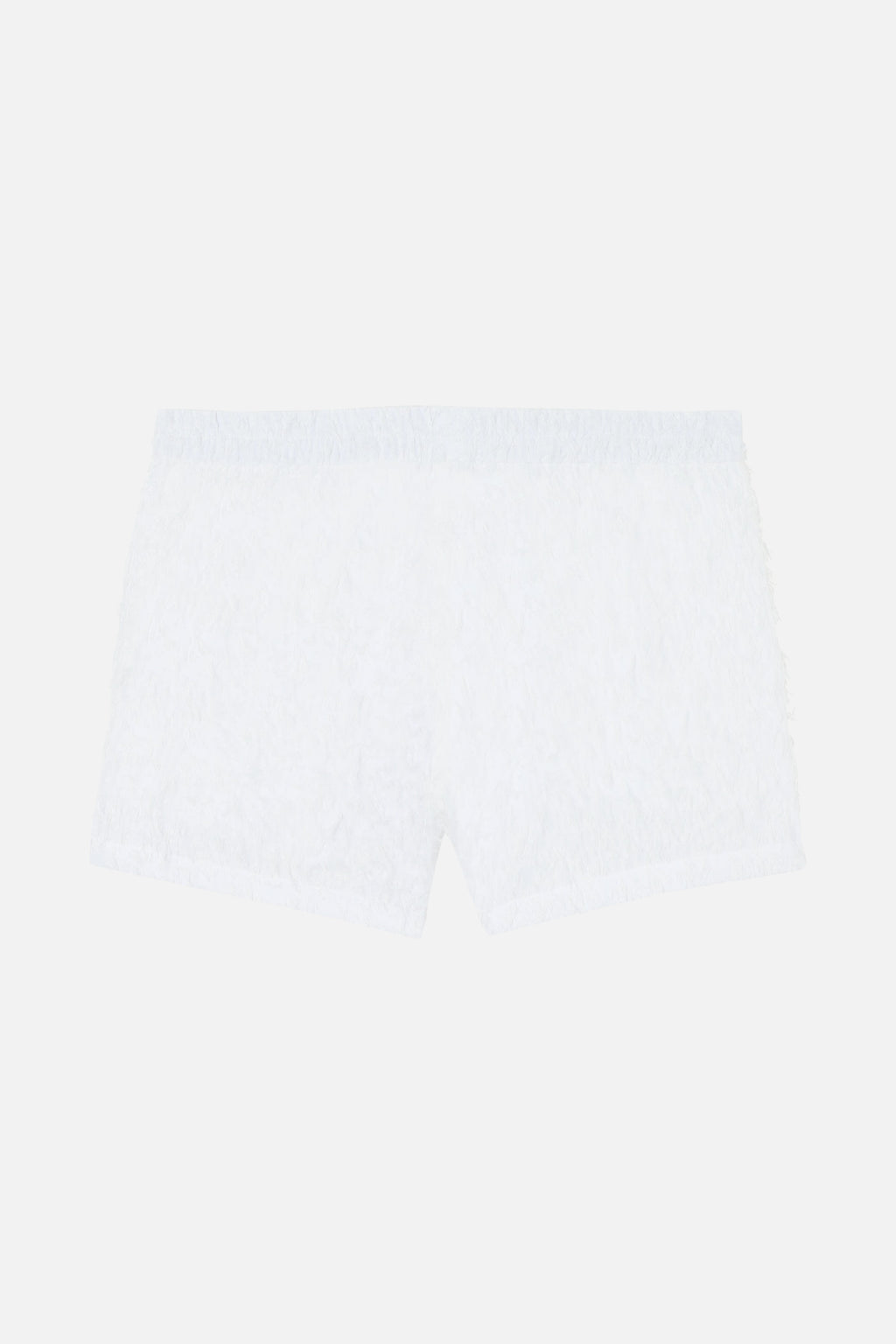 Clash Plumette Shorts - White