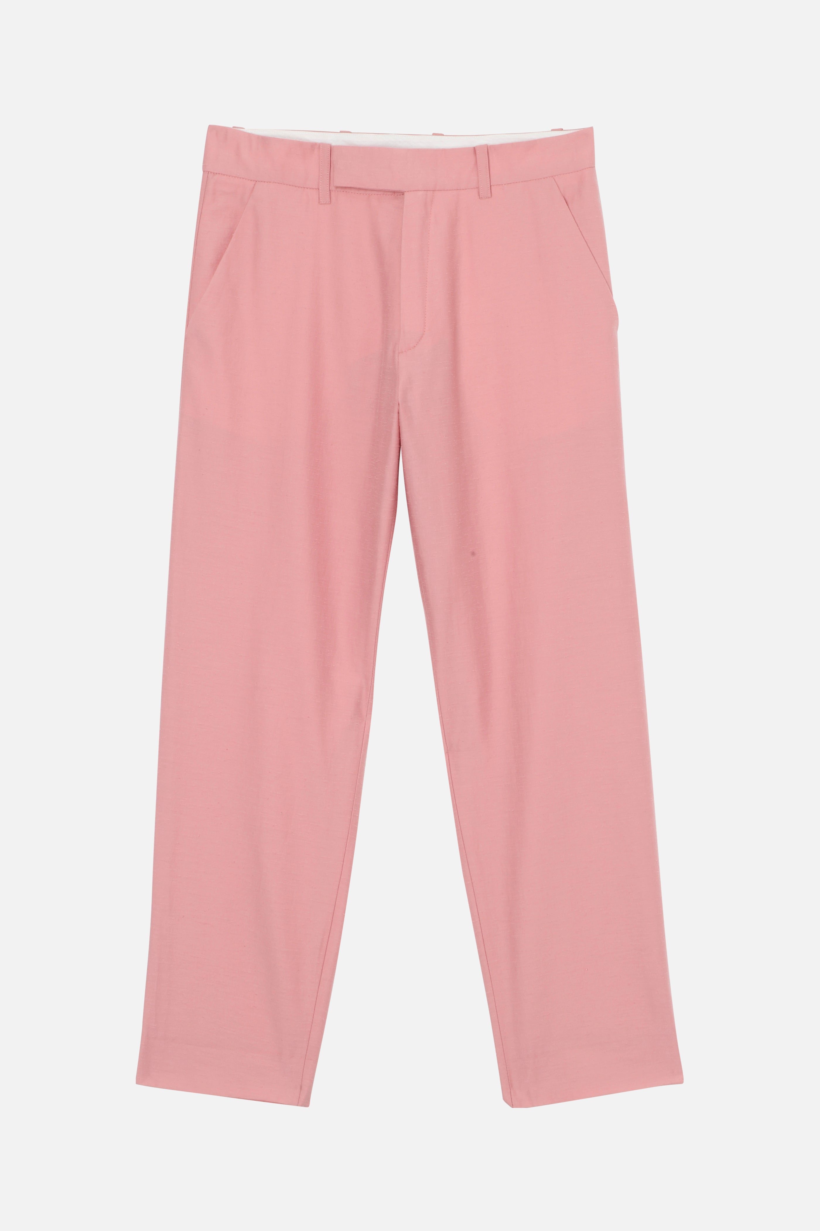 Janet Shantung Trousers - Pink