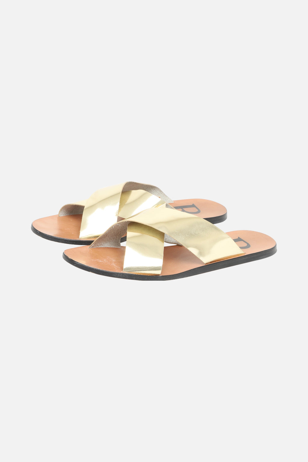 Ruban Sandals - Gold