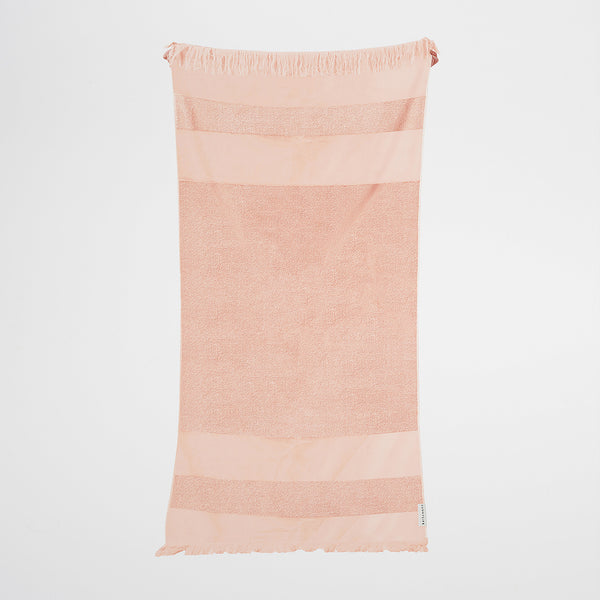 Serviette De Plage Summer Stripe - Saumon