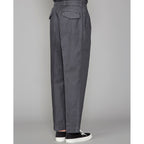 Chino Luigi Pleat Chino Itl Pgmt Co - Asphalt