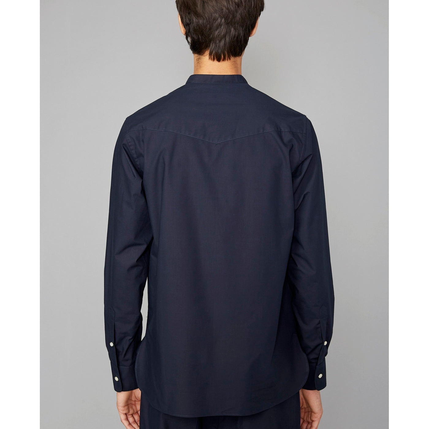 Chemise Alfred Piece Dyed Itl Org Co - Dark Navy