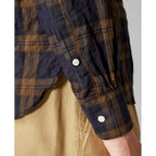 Chemise Lipp Jap Cot Madras Plaid - Black/Khaki