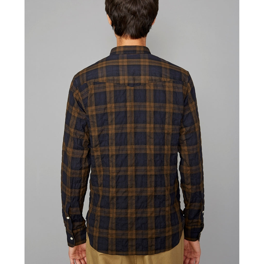 Chemise Lipp Jap Cot Madras Plaid - Black/Khaki