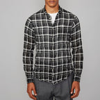 Chemise Lipp Jap Cot Tencel Check - Black/Grey/White