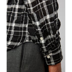 Chemise Lipp Jap Cot Tencel Check - Black/Grey/White