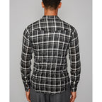 Chemise Lipp Jap Cot Tencel Check - Black/Grey/White