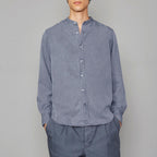 Chemise Gaspard Pgmt Dyed Tencel - Atlantic Blue