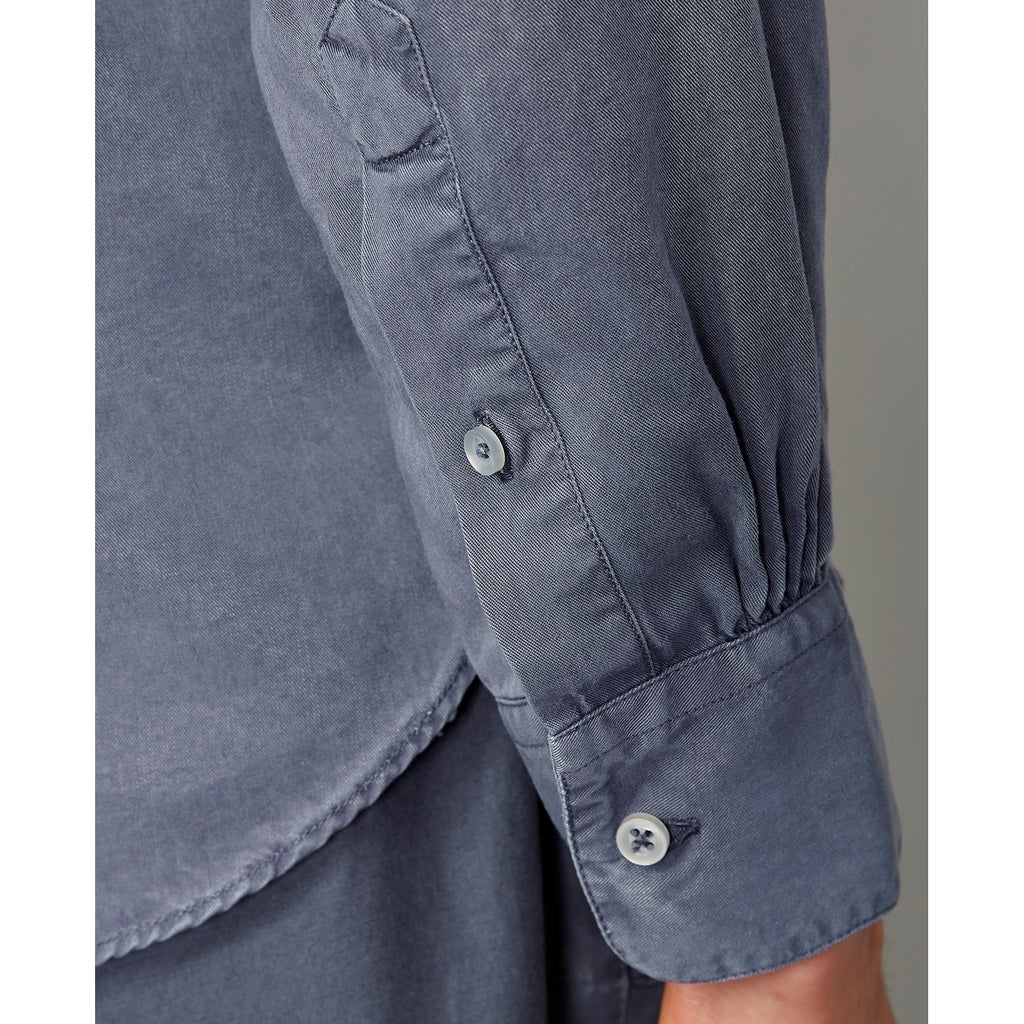 Chemise Gaspard Pgmt Dyed Tencel - Atlantic Blue