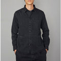 Chemise Tony Texture Stripe Itl Cot - Grey Black