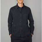 Chemise Tony Texture Stripe Itl Cot - Grey Black