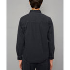Chemise Tony Texture Stripe Itl Cot - Grey Black
