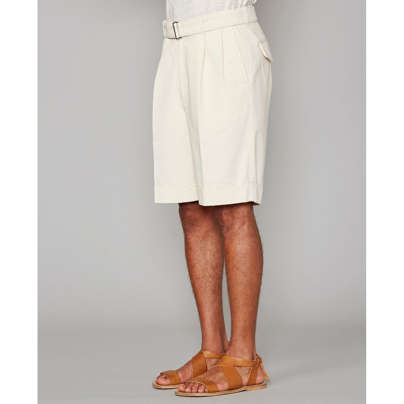 Short Luigi Short Organic Cotton - Ecru