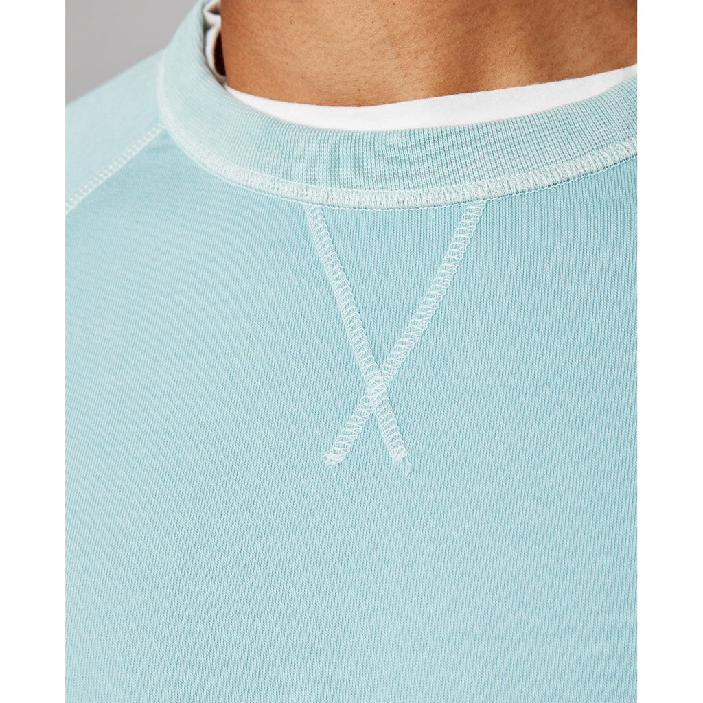 Sweat Clement Cneck Pgmt Dyed - Light Green