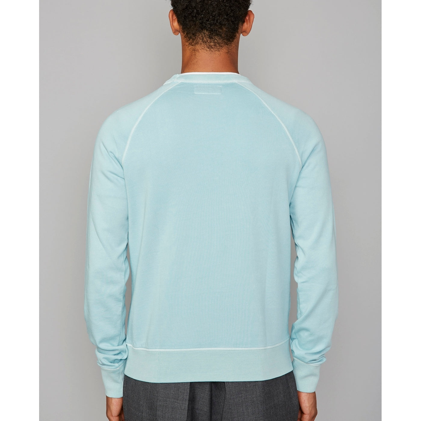 Sweat Clement Cneck Pgmt Dyed - Light Green