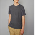 Tee Shirt Ss Tee Piece Dyed French Linen - Asphalt