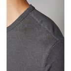 Tee Shirt Ss Tee Piece Dyed French Linen - Asphalt