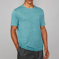 Tee Shirt Ss Tee Piece Dyed French Linen - Brittany Blue