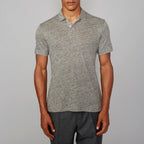 Tee Shirt Bruno Polo Heather Linen - Grey Heather