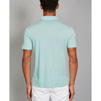 Button Down Polo Shirt - Light Green - Men